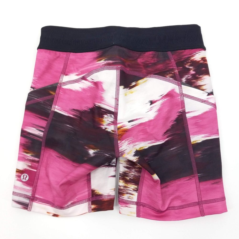 Lululemon What The Sport Short II In Pigment Wind Berry Rumble Multi Running 4 - Picture 5 of 12